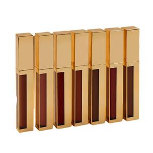 Rouge à lèvres mat velours nourrissant et longue tenue MLM Custom Makeup Luxury Gold Bullion Tubes, fini nacré - Product Image 3