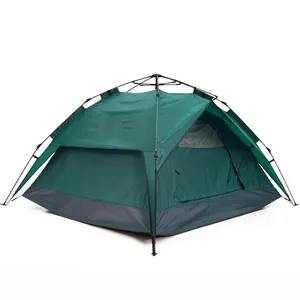 Wholesale Outdoor Garden Waterproof Portable Pop Up 3-4 Person Family Lightweight Luxury Small Camping Tent