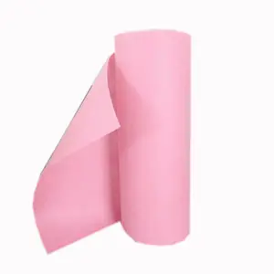 Disposable pink needled nonwovens cleaning cloth high water absorption effect quick drying convenient free cutting