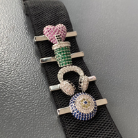 Accessoires de luxe personnalisés Win-Win en cristal tchèque à clipser, breloques décoratives en métal pour bracelets de montre Whoop 5.0