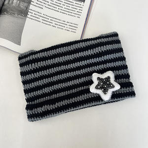 Chapeau d'hiver en tricot fait main pour femmes, à rayures, <span class=keywords><strong>avec</strong></span> oreilles de chat, extensible, doux, ample, chaud, <span class=keywords><strong>avec</strong></span> <span class=keywords><strong>pompon</strong></span> - Product Image 5