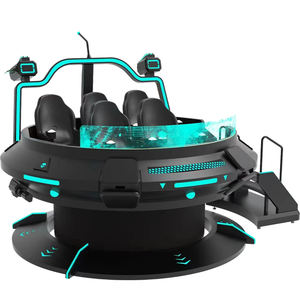 เครื่องเล่น <span class=keywords><strong>VR</strong></span> 360 <span class=keywords><strong>Crazy</strong></span> UFO 5ผู้เล่นเครื่องยิง9D <span class=keywords><strong>VR</strong></span> สำหรับธีมเกม Centre - Product Image 1