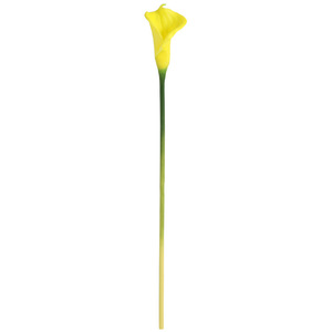 Fleurs artificielles en PVC Calla Lily 30cm-100cm Blanc Rose Jaune Rouge pour la décoration de la maison et les accessoires de mariage - Product Image 5