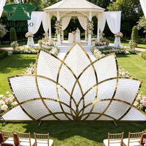 Party Events White PVC Flower Wall Wedding Decoration <b>Backdrop</b> - Product Image 2