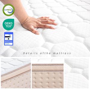 Colchón de Resortes Ensacados de 15 Pulgadas, Tipo King y Queen, Confort de Hotel Cinco Estrellas, Muebles de Dormitorio, Colchón de Espuma Viscoelástica con Gel y Látex - Product Image 4