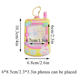 Bao Đựng Ảnh Thần Tượng Hoạt Hình Bao Đựng Ảnh Móc Khóa Khung Ảnh Bỏ Túi Đựng Thẻ Goo Làm Mẫu Điện Thoại Di Động Bằng PVC - Product Image 6