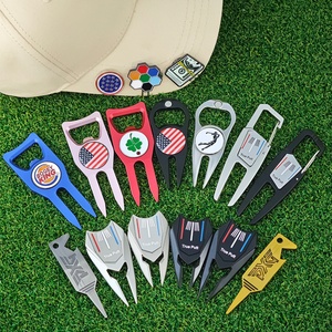 Marcador de Posición de Pelota de Golf One Putt, con Grabado de Logotipo Único en Caja Dorada, Chapado en Negro, Etiqueta Novedosa Snapback Blip, Gorras Edge South Blanks - Product Image 2