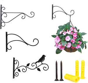 Treo tường <span class=keywords><strong>s</strong></span>ắt ban công móc, vườn móc cho treo chậu cây, ngoài trời tam giác móc treo hoa giá - Product Image 6