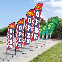 Drapeau en forme de larme personnalisé, double face, avec logo, pour la promotion, vente en gros