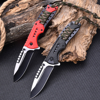 Couteau multifonctionnel à manche en plastique, acier inoxydable 3cr13, camping en plein air, couteau de défense personnel personnalisé