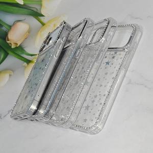 Funda de Lujo a Prueba de Golpes para Teléfono Móvil <span class=keywords><strong>11</strong></span>/<span class=keywords><strong>12</strong></span>/13/14/15/16/17 Pro Max, con Pequeñas Estrellas <span class=keywords><strong>y</strong></span> Diamantes, Fundas Protectoras para <span class=keywords><strong>iPhone</strong></span> 17 - Product Image 6