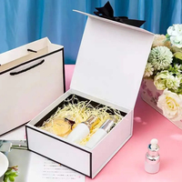 Boîte magnétique pliable pour perruques en papier, emballage de vêtements, boîte cadeau magnétique avec ruban, boîte magnétique d'emballage