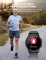 Montre connectée de suivi de santé communautaire de qualité hospitalière, GPS pour personnes âgées, détection de chute, alarme, appel SOS, montre d'alerte portable, IP67
