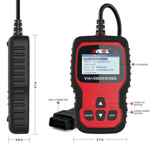 Miglior Prezzo ANCEL VD500 Lettore di Codici OBD2 per Auto, Scanner Automobilistico per Controllo Motore, SAS, SRS, TPMS, Sistema Olio - Product Image 1