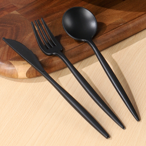 Ensemble <span class=keywords><strong>de</strong></span> couverts <span class=keywords><strong>de</strong></span> voyage portables en plastique 12/24/36 pièces, cuillère, couteau, fourchette, réutilisables, pour pique-nique, fête, <span class=keywords><strong>ustensiles</strong></span> - Product Image 2