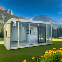 Fabricant Boda Usine Vente en gros Maison capsule spatiale personnalisée de 40 pieds Maison mobile de luxe avec fonction d'étanchéité