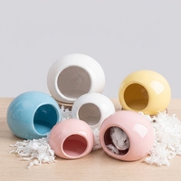 Nid de repos en céramique en forme d'œuf pour hamsters syriens dorés, idéal pour toutes les saisons – Vente en gros