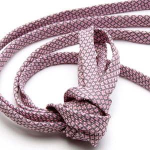 9Mm Sọc Highlighter Sáng Phản Quang Dây Giày Thể Thao Phong Cách Kim Loại Cặp Với Cap Sợi Dây Thừng Và Vải Quần - Product Image 4