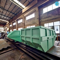 Trémie à scories en acier sur mesure de 2,5 tonnes, usinage CNC et services de soudage