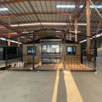 Kit de construction rapide de maisons préfabriquées en conteneurs, maisons miniatures, ensembles de maisons préfabriquées en acier pour unités de logement en jardin