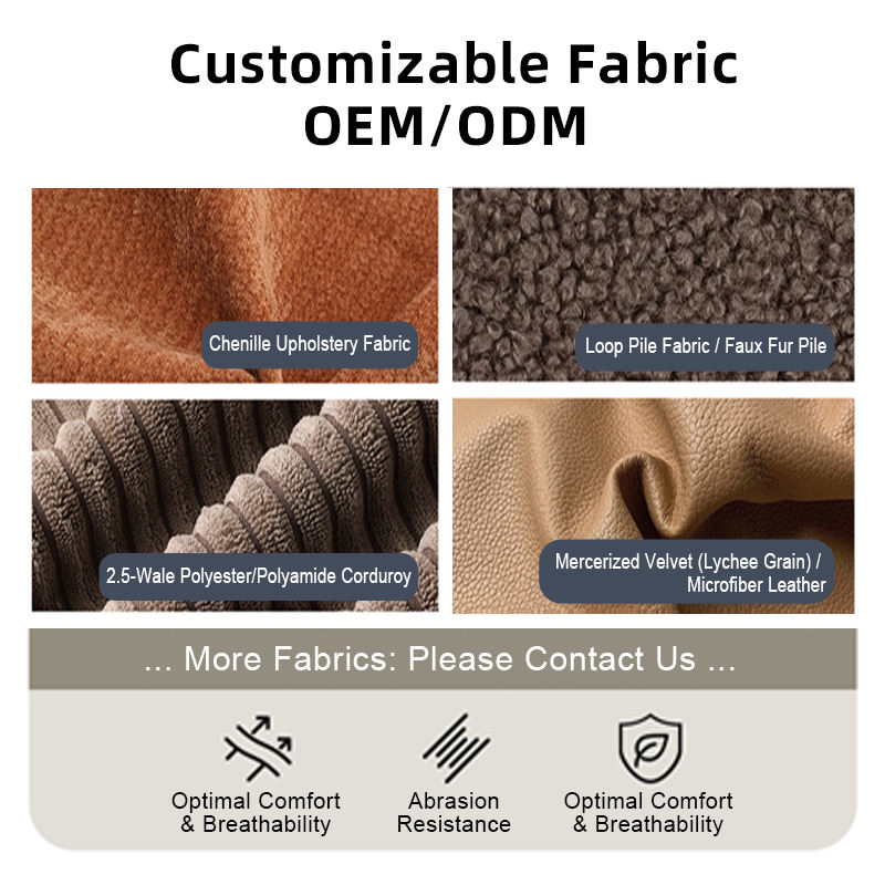 Personnalisation du tissu disponible