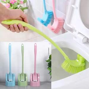 Ensemble de brosses de nettoyage pour toilettes à la turque, balai en plastique avec brosse pour le nettoyage des toilettes - Product Image 4