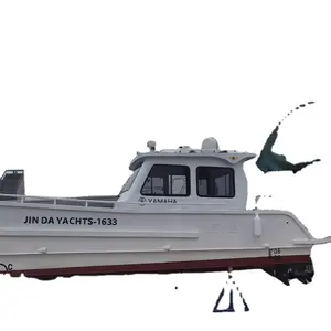 Aleación de aluminio fabricada China ecológica 5083 pesca/Barco de trabajo/barco/yate con certificado CE BV ABS Barco de alta velocidad