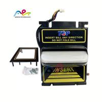 Accepteur de billets TOP multi-devises internationales, sélecteur de billets de banque 12V pour machines d'arcade, de lavage et de massage