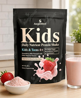 Poudre de shake protéiné nutritif quotidien Aeglewell pour enfants et adolescents de 4 ans et plus, complément nutritionnel complet pour la croissance, soutien pour les mangeurs difficiles