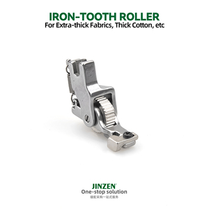 จักรเย็บผ้าอุตสาหกรรมแบบราบ รุ่น JINZEN JZ-13888 <span class=keywords><strong>T168</strong></span> พร้อมตีนผีแบบลูกกลิ้งปรับได้สำหรับดึงซิปขึ้น - Product Image 6