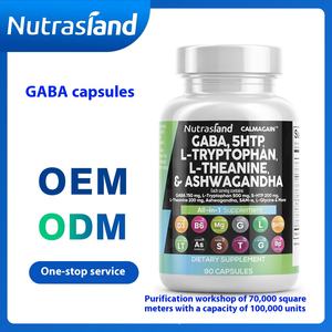 Vendita calda Gaba5Htp teanina triptofano Ashwagandha capsule integratori a base di erbe per adulti integratore transfrontaliero - Product Image 6