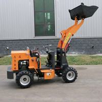 Hengli Electric 4x4 Track Loader, Backhoe Roda Terkecil di Tiongkok, Mini Front End Baru, Garansi Mesin Inti 1 Tahun