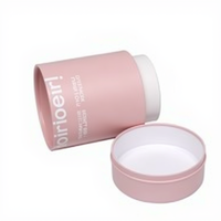 Boîte d'emballage en tube de papier de luxe biodégradable et recyclable avec logo imprimé personnalisé pour crème pour le visage, parfum, mascara