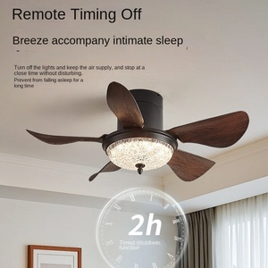 Ventilateur de plafond moderne à 5 vitesses avec minuterie intelligente, suspension de ferme, moteur en acier, corps en ABS, installation de projet AC pour hôtel - Product Image 4