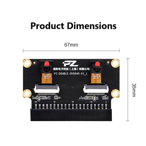 โมดูลกล้อง OV5640 แบบสองด้าน PZ5640-D ใช้งานร่วมกับบอร์ดและชุดอุปกรณ์พัฒนา ZYNQ FPGA - Product Image 3