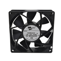 Ventilateur axial DC IP68 étanche et antidéflagrant 92x92x25mm avec roulement à billes 12/24V OEM ODM pour alimentation électrique et refroidissement d'air