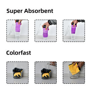 Lavaggio per auto in microfibra ispessita ad alta densità logo personalizzato in pile di corallo da 600gsm asciugamano in microfibra per la pulizia di auto - Product Image 4