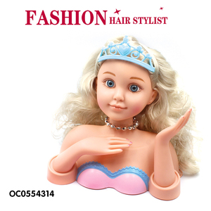 Half-length <strong>Plastic</strong> Fashion <strong>Doll</strong> <strong>Small</strong> Hair Dresser <strong>Doll</strong> Toy Set for Girls - Product Image 3