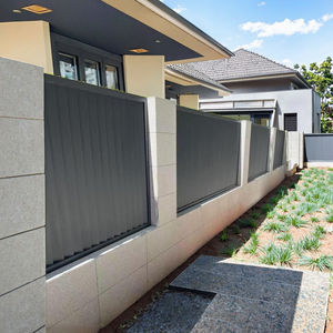 تصميم كوة حديثة من الشركة المصنعة المورد مصنع حديقة سياج الخصوصية في الهواء الطلق الألومنيوم كوة السياج - Product Image 4