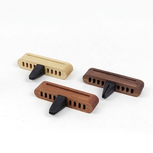 Natural Wooden Luxury <b>Car</b> Vent Diffuser Air Freshener Essential Oil Vent <b>Clip</b> Odor Long Lasting Fragrance Aromatherapy - Product Image 4