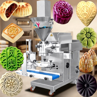 Nouvelle ligne de production de maamoul et de gâteaux de lune entièrement automatique en acier inoxydable Bakenati, électrique 220V, portable, haute productivité