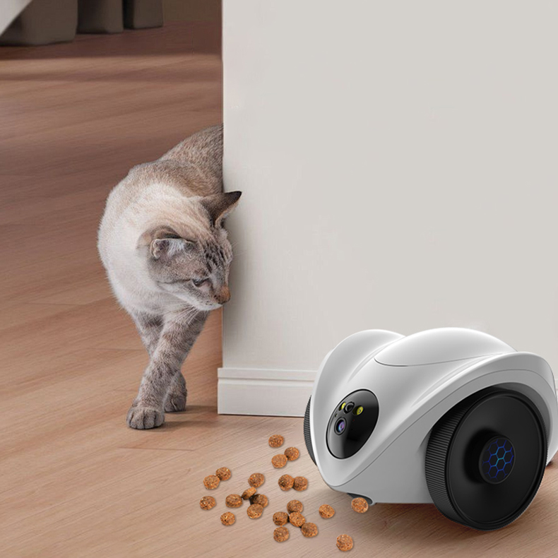 Wi-Fi, передвижная игрушка для раздачи закусок с HD-камерой, кошка, собака, умная интерактивная игрушка, робот-компаньон