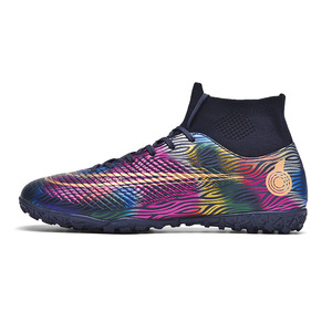 Scarpe da Calcio Unisex con Tomaia Alta e Lacci, per Calcio e Futsal, FG HG TF, in Pelle PU con Fodera in Rete, Suola in Gomma, Primavera-Estate - Product Image 3