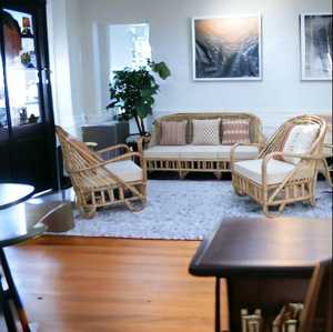 Nouveauté Ensemble de meubles modernes et luxueux en rotin pour l'extérieur Mobilier de jardin Patio Jardin Ensemble de canapés en rotin naturel avec table centrale - Product Image 4