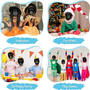 Masque intelligent lumineux LED RGB pour enfants, contrôle gestuel par application, fonction de changement de visage pour photos et texte personnalisés, cadeau cool pour <span class=keywords><strong>cosplay</strong></span> - Product Image 2