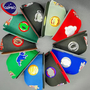 QZFSO Gorras de Béisbol para Hombre, de Moda, con Parches Personalizados, Bordado 3D de Animales, Ajustables, Estilo Snapback, para Fiestas y Deportes - Product Image 1