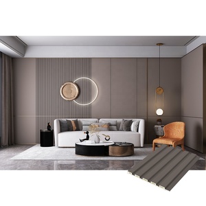Pannello Murale WPC Great Wall MX-016 160mm, Decorazione Interna di Lusso, Listello Scanalato Effetto <span class=keywords><strong>Legno</strong></span>, Lunghezza 3M - Product Image 3