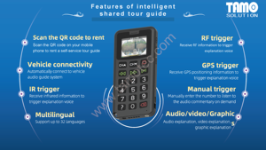 Sistema de guía turístico inalámbrico RFID/<span class=keywords><strong>GPS</strong></span> City Tour /City Walk - Product Image 4