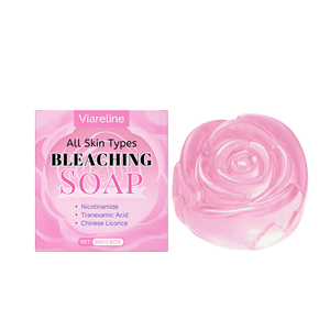 Jabón Facial de Rosas, <span class=keywords><strong>Espuma</strong></span> Limpiadora Facial, Blanqueador, Nutritivo, Hidratante, Antiacné, Jabón Corporal para Baño - Product Image 1