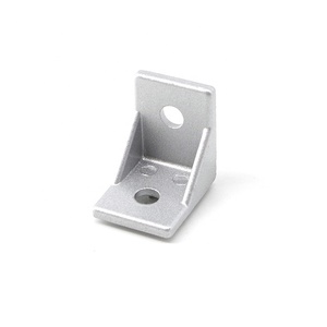 1008 30*40 3040A Support d'angle intérieur métallique à 2 trous M8, support d'angle en fer à 90 degrés pour montage mural, pour profilé en aluminium - Product Image 1